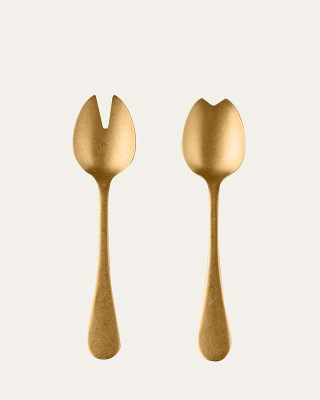Vintage Oro Salad Servers